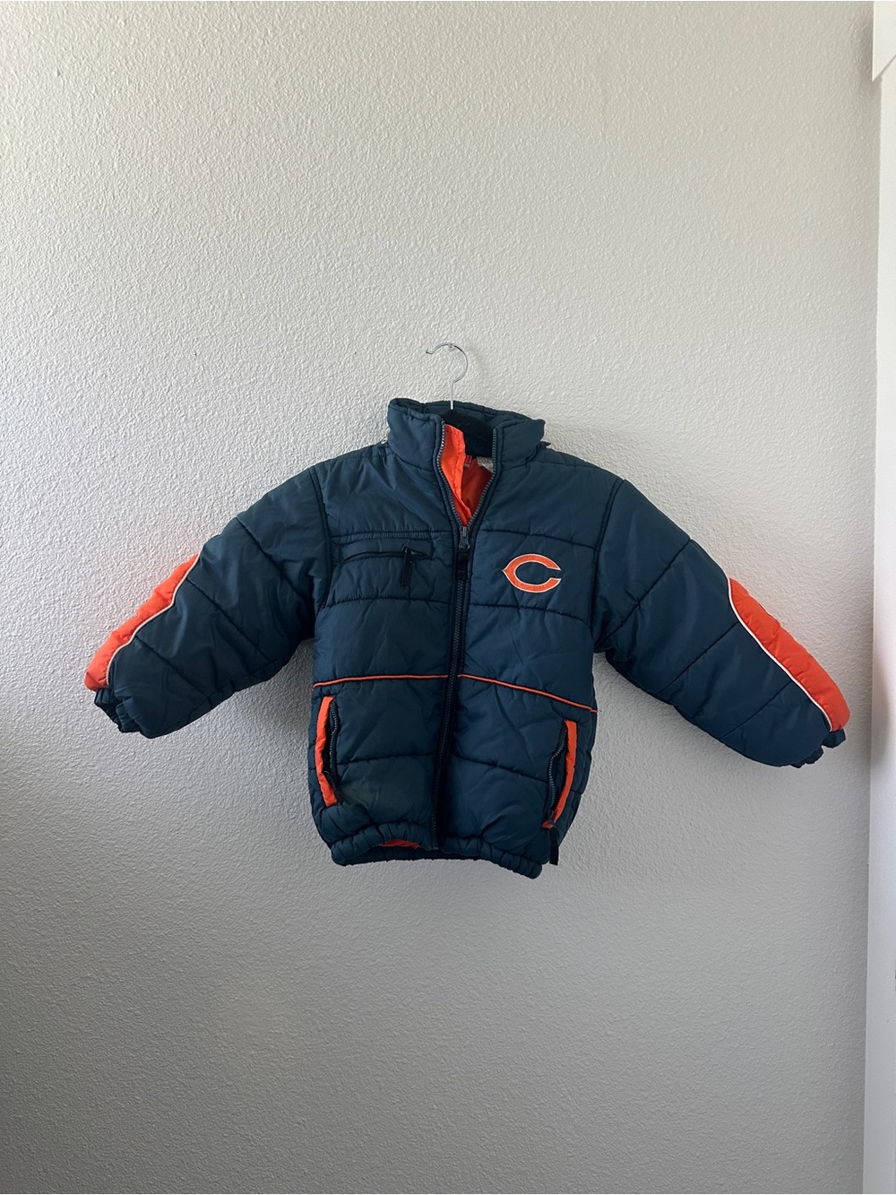 Vintage NFL Chicago Bears Kids Puffer Jacket